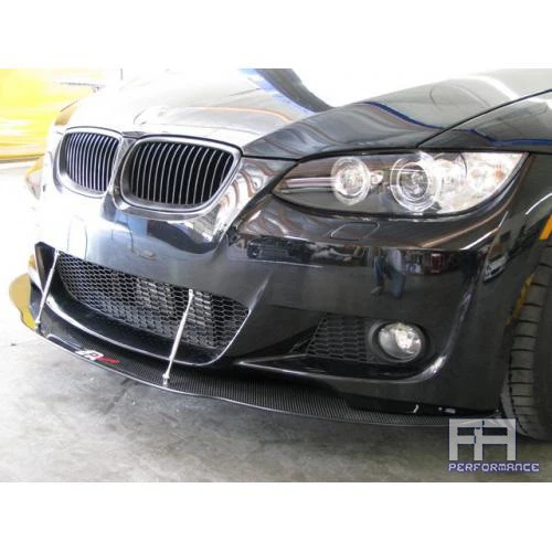 Divisor de viento delantero de fibra de carbono APR para BMW E92 335i Turbo 07-10 cupé de 2 puertas Foto 3 de 4