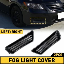 Front Bumper Fog Light Cover Insert Panel Set of 2 for 2007-2009 Toyota Camry EA