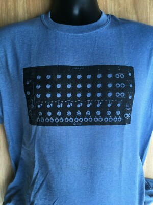 MOOG MODULAR SEQUENCER VINTAGE ANALOG T SHIRT dot com BOB SYNTHESIZER synth