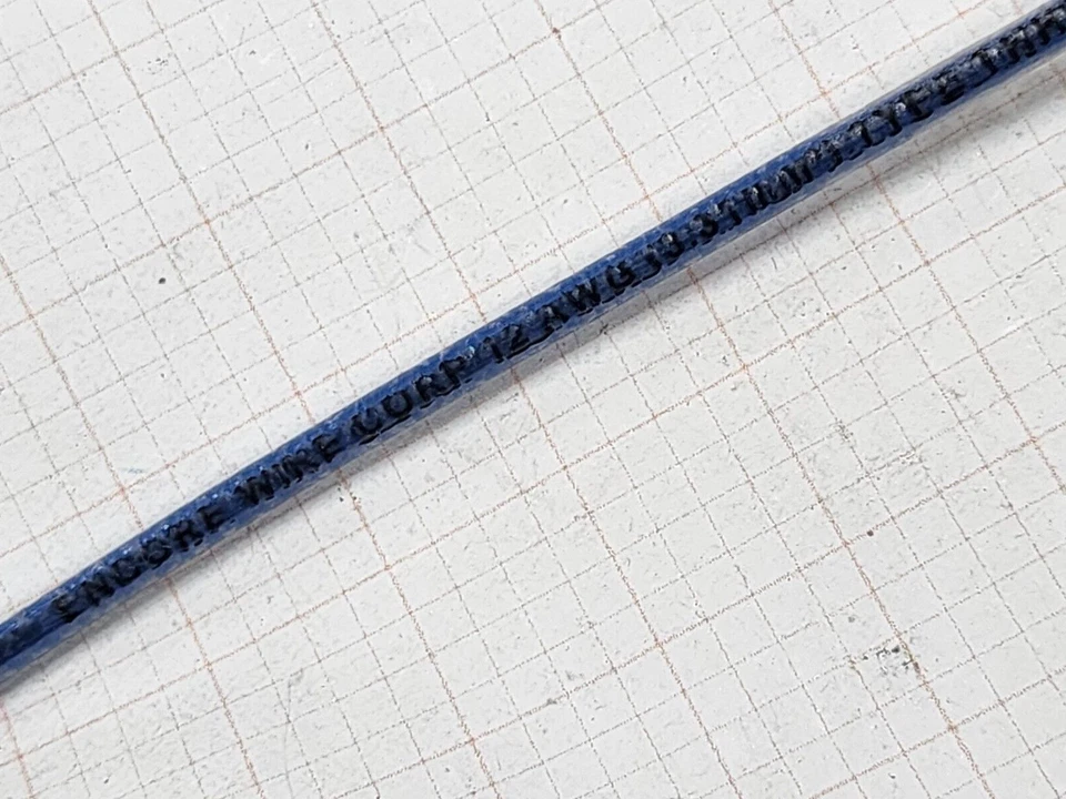 Encore Wire #12awg Solid THHN/THWN-2/MTW/T90 Building Wire Cable Blue /100ft - Image 2 of 4