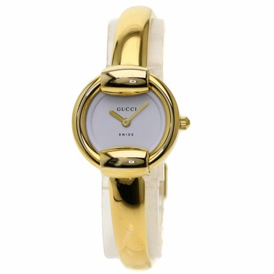 GUCCI Round face Watches 1400L Gold 
