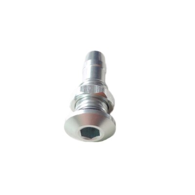 Alu-Einlass/Auslassdüse Für 4 Mm Schlauch – Modellbau, Boot, 28 Mm Lang, Blau