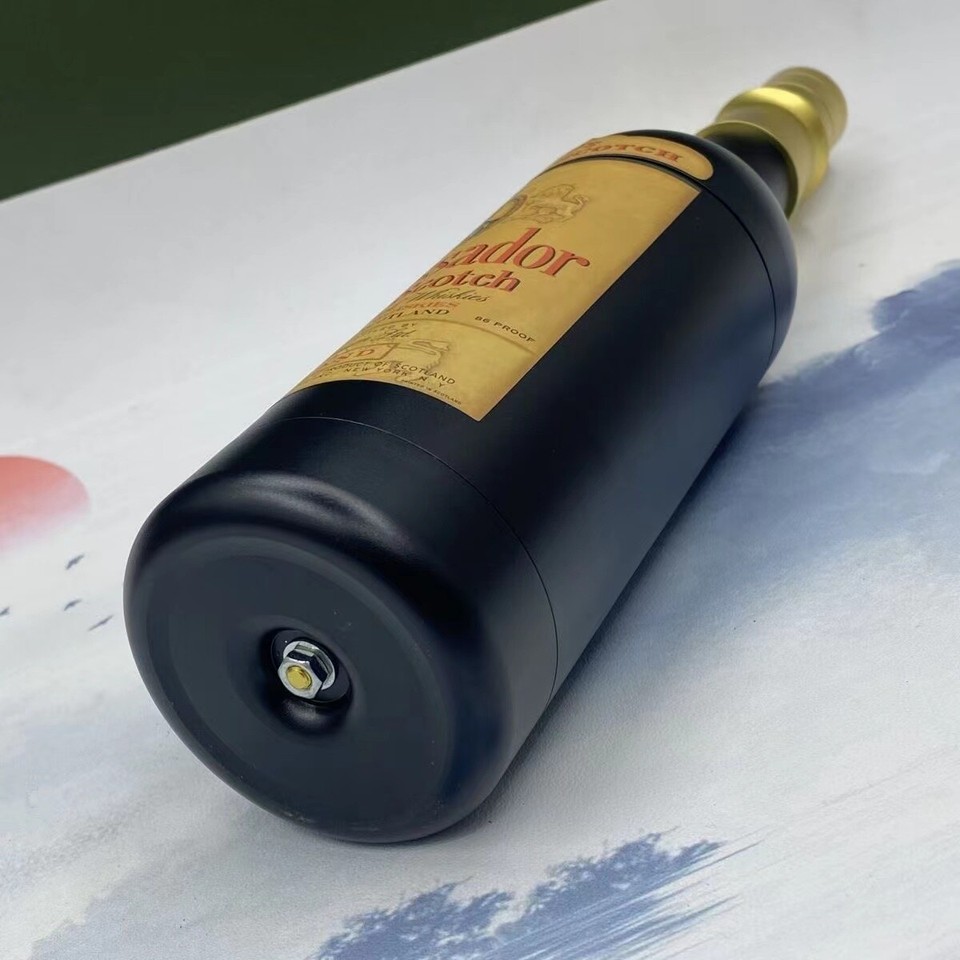 Funny Wine Bottle Cigarette Dispenser Case Box Lighter 20PCS Cigarettes