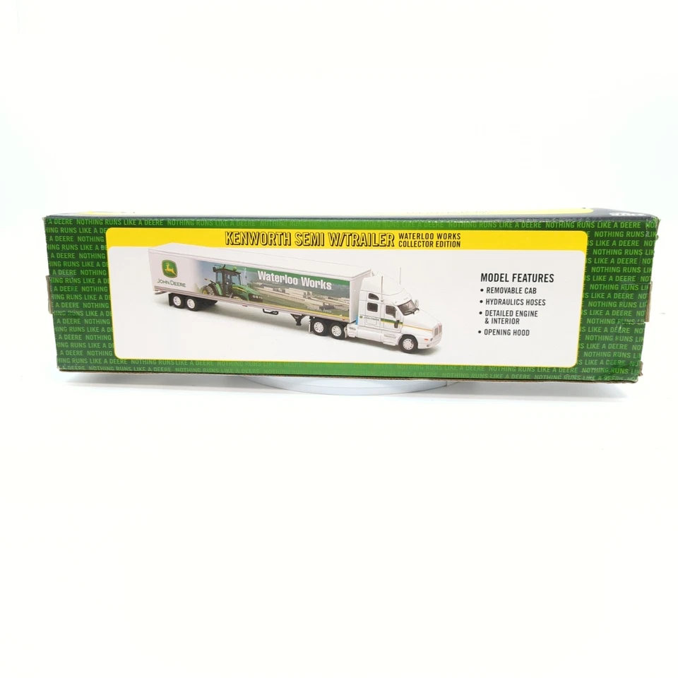 1/64 John Deere Waterloo Works Semi With Trailer - Image 2 of 3