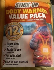 HotHands Stick-On Body Warmers -  8 Pack