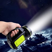 10W Super Bright LED Searchlight Handheld LED Flashlight Outdoor Waterproof