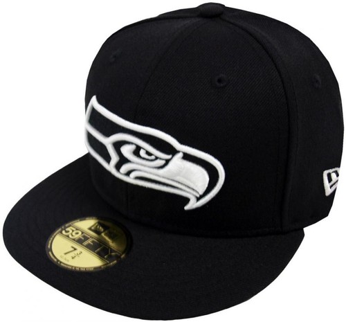 New Era Seattle Seahawks Black White 
