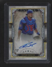 Victor Caratini RC Rookie 2018 Topps Five Star On Card Auto Autograph