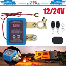240A Kill Switch 12V Remote Battery Disconnect Switch with Led Voltage Display