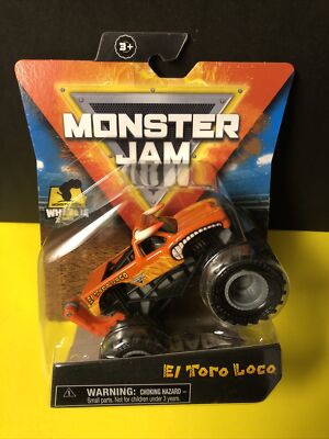 2021 Spin Master Monster Jam EL TORO LOCO with Wheelie Bar Series 21 1:64 Scale