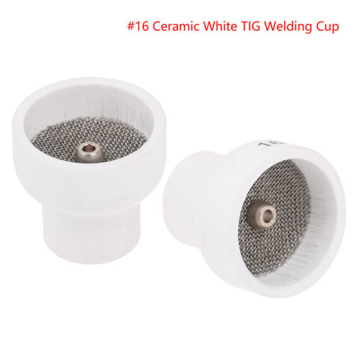 16# White Ceramic Nozzle Alumina Cup For WP9/20/17/18/26 Tig Welding To_f6 - Picture 1 of 7
