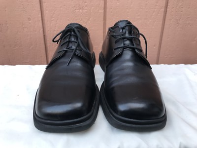 EUC To Boot New York Mens Black Leather Square Toe Lace Up  display picture 3