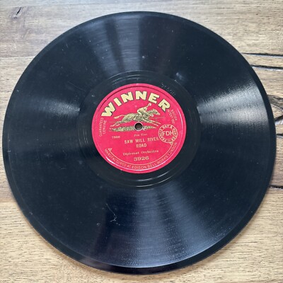 Schellack Platte: Diplomat Orchestra - Saw Mill River Road - Winner 3926 -