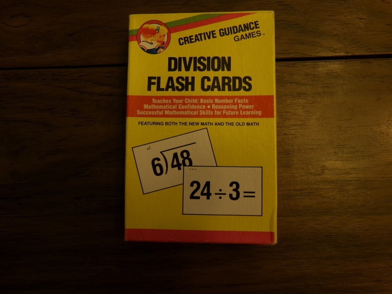 Vintage 1986 Creative Guidance Games Division Boxed Flash Cards (48 Cards)