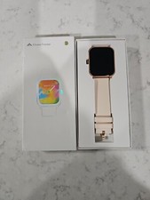 HuaWise Fit P58 Unisex Black Touchscreen Fitness Tracker Smartwatch Used