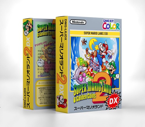 SUPER MARIO LAND 2 DX (game) Remake for GBC) / GameboyColor / Rare Game Box Set - Picture 3 of 13