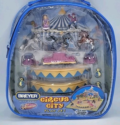 Breyer Mini Whinnies Horses Circus City Play Set Retired 2008 New Sealed