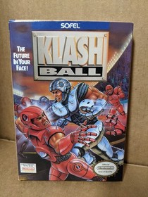Klash Ball for Nintendo NES with rare Dragon Fighter Poster Klashball