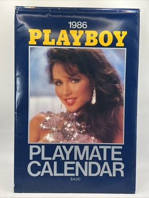 1986 Playboy Playmate Wall Calendar With Sleeve