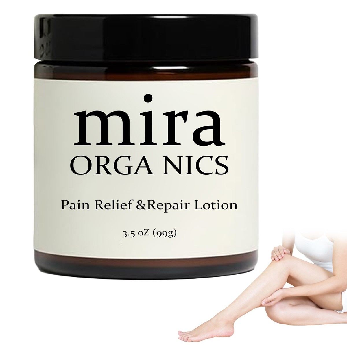 【新品・未使用】MIRA CREAM &MIRA GREEN Mira Pain Relief Lotion, Mira Organics Cream for All Skin Types