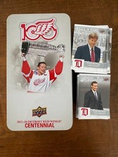 2025-26 Red Wings Centennial COUGAR/SILVER Parallel set 200 cards w/ Tin card