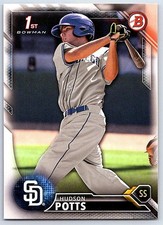 2016 Bowman Draft Hudson Potts San Diego Padres #BD-52