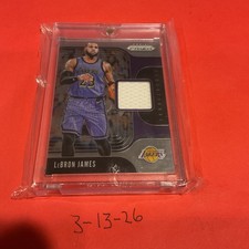 MAGLIA LEBRON JAMES 2019-20 PANINI PRIZM #SS-LBJ Sensational Swatches GIOCO INDOSSATA