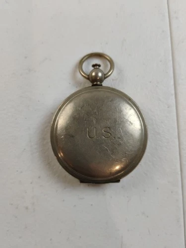 Vintage Vtg Wittnauer WWII World War 2 US Army Military Pocket Compass
