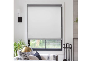 MYshade Free-Stop Cordless Darkening Roller Shades (47" W X 72" H) (White)