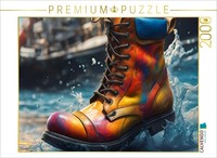 Calvendo Puzzle Through The Puddle | 2000 Pieces, Finished Size 35.4 × 26.4 In (