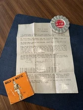 Vintage Chadwick Miller Walk-A-Matic Toy Pedometer 1960s Made in Japan CIB