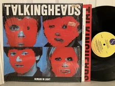 THE TALKING HEADS - Remain In Light Vinyl LP Original Sire + Insert & Inner ENO