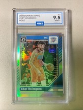 2024-25 Panini Donruss Optic - Chet Holmgren #23 Holo Prizm Graded 9.5🔥🔥🔥