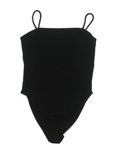 Topshop Women Black Bodysuit 8