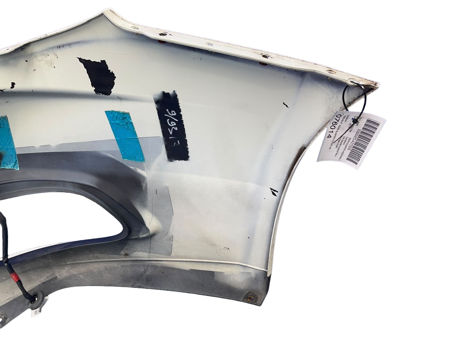 2008-2015 MASERATI GRANTURISMO REAR BUMPER COVER ASSEMBLY W/PARK ASSIST