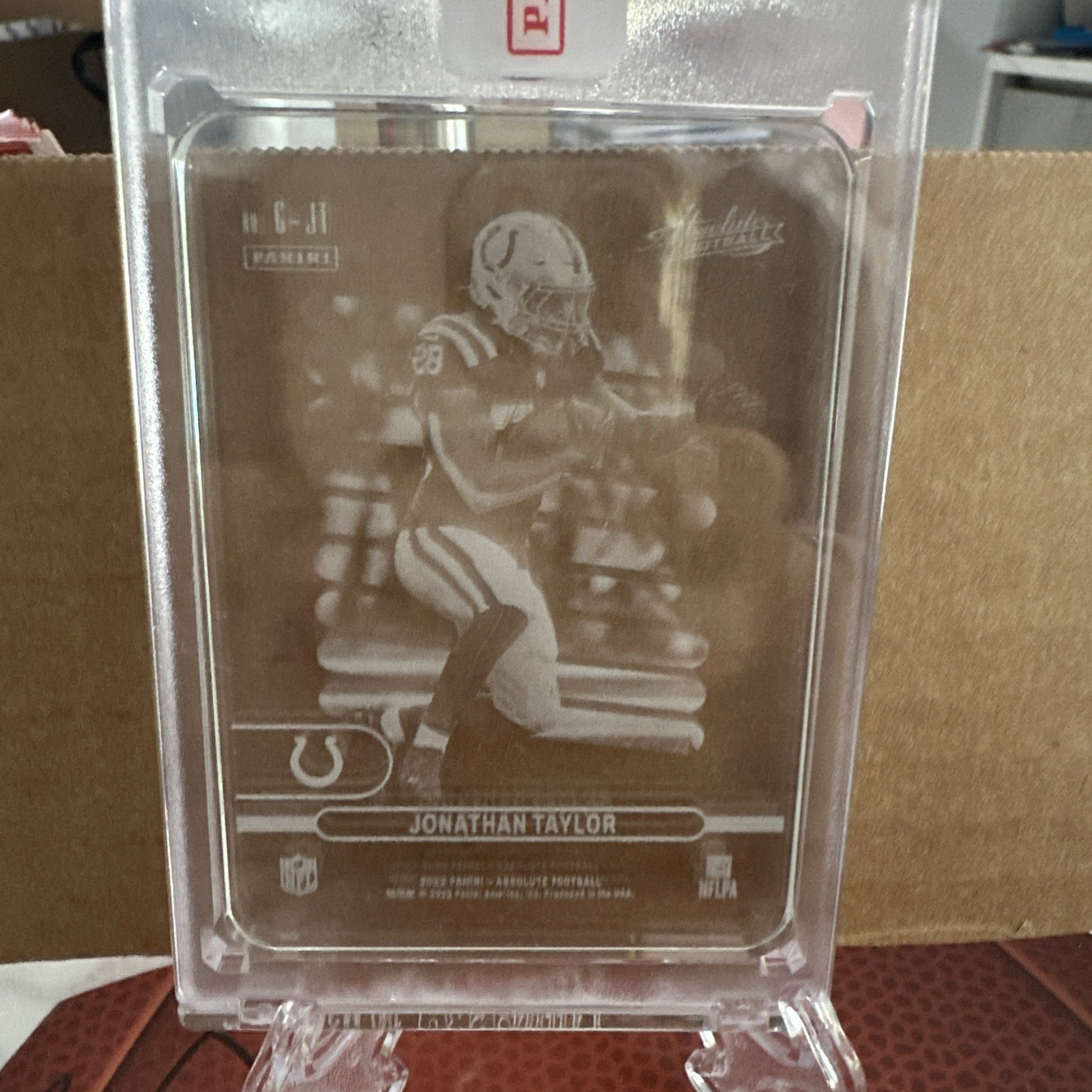 2022 Panini Absolute Jonathan Taylor Glass, Case Hit! SSP