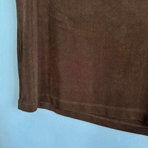 Vintage 90s Slinky Tank Women's Size Large Coldwater Creek Black Stretch Classic - Picture 7 of 8