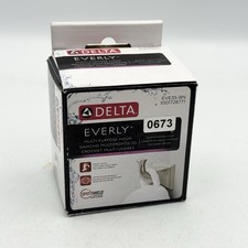 Delta Everly Single Towel Hook Bath Hardware Accessory in Brushed Nickel New