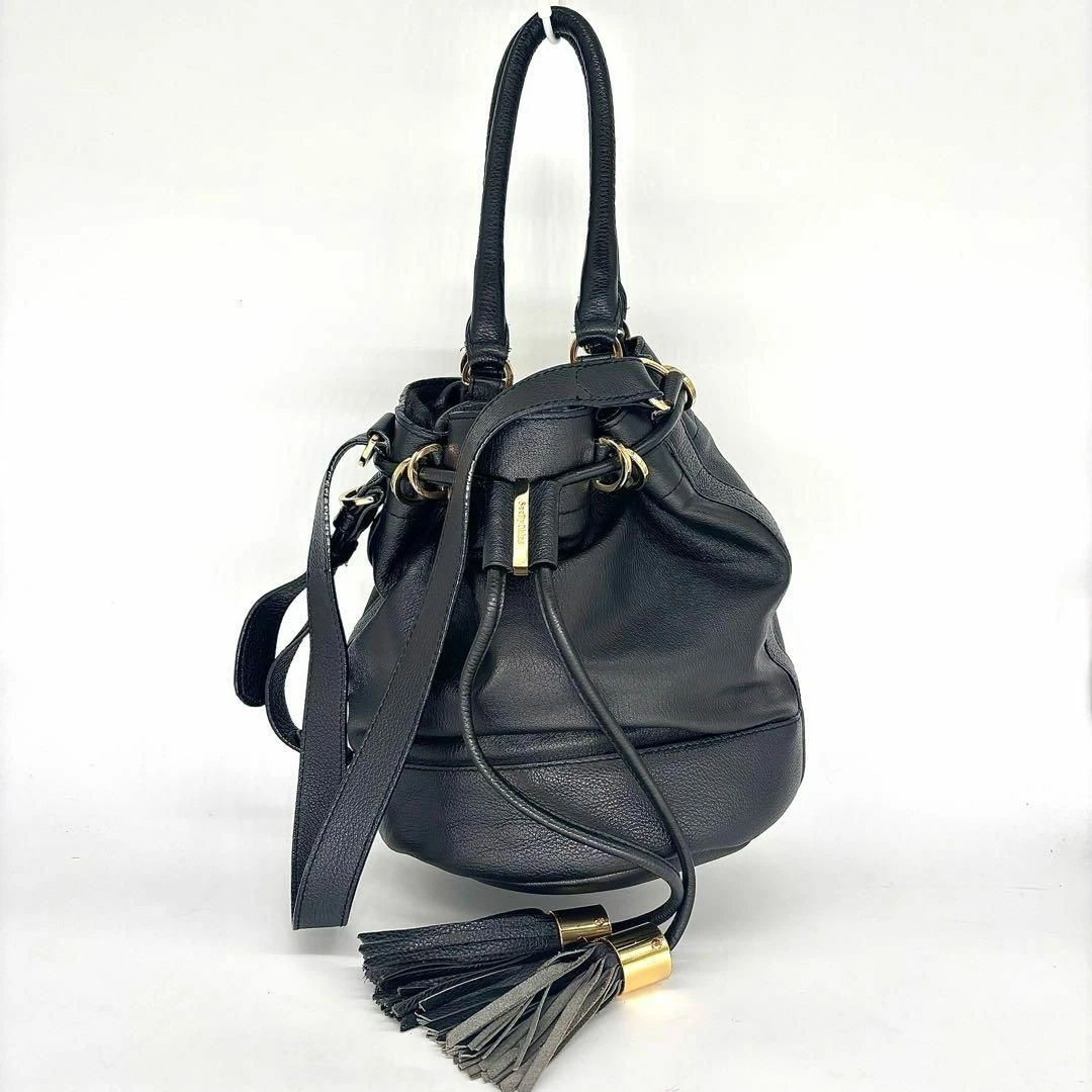 新品未使用　See by Chloé ブラックショルダーバッグ SEE BY CHLOE See by Chloe シーバイクロエ ショルダーバッグ