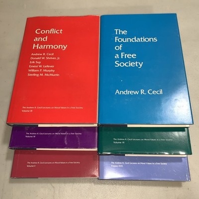 The Andrew R. Cecil Lectures on Moral Values in a Free Society Lot 