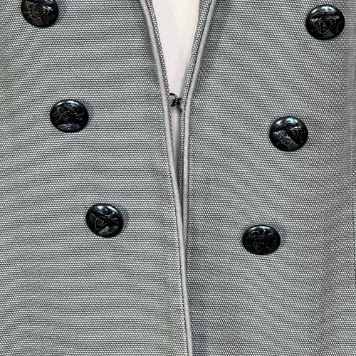 Chaqueta Miss Me Distressed para mujer talla grande verde militar cierre frontal - Imagen 4 de 19