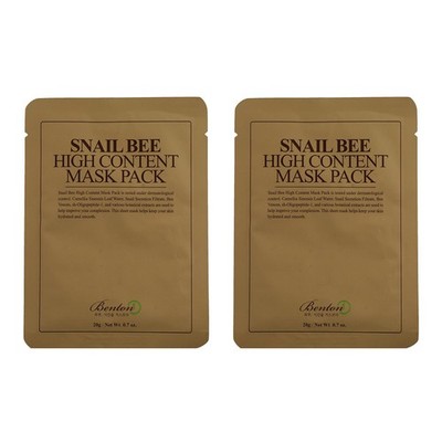 2x Benton Snail Bee - High Content Mask Pack 1-Stück