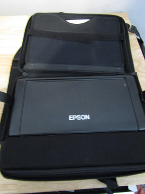 #ad EPSON WORKFORCE WF 100 MOBILE INK JET PORTABLE PRINTER NEEDS INK $89.99