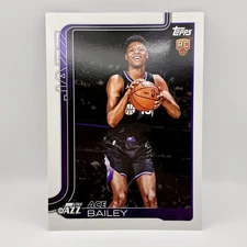 2025 Topps Ace Bailey JUMBO Oversized RC OTC-14 Topps Superbox Jazz