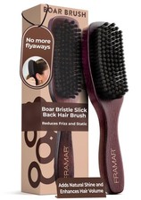 Slick Back Hair Brush Boar Bristles   Slick Back Brush, Smoothing Hair Brush ...