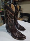 Justin 9090 lizard skin cowboy boots 10 D — photo 3