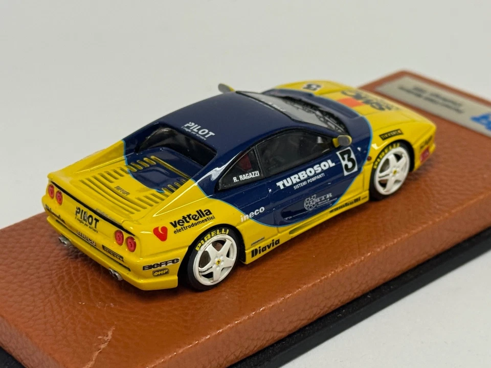 1/43 BBR Ferrari F355 Modena Challenge from 1995  Leather Base   ABG442 - Image 3 of 4