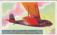 1936 F77 HEINZ PLANES #18 CURTISS-WRIGHT CONDOR TRANSPORT! POPULAR HISTORIC SET!