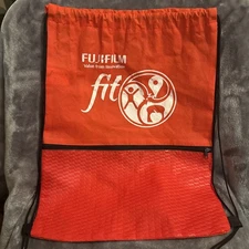 Fujifilm Fit Value From Innovation Drawstring Bag Orange Used