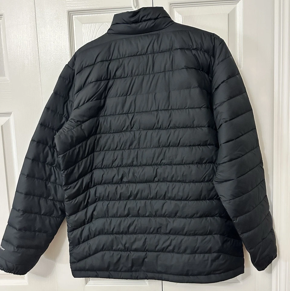 PARA HOMBRES GRANDE Columbia White Out Omni Heat Puffer Chaqueta Negra Talla L BONITA Y CÁLIDA Foto 4 de 4